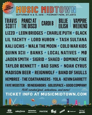 Music Midtown 2019 Lineup poster image