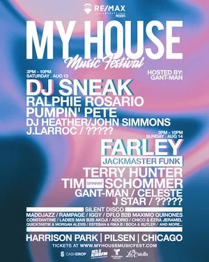 My House Music Festival 2022 Lineup poster image