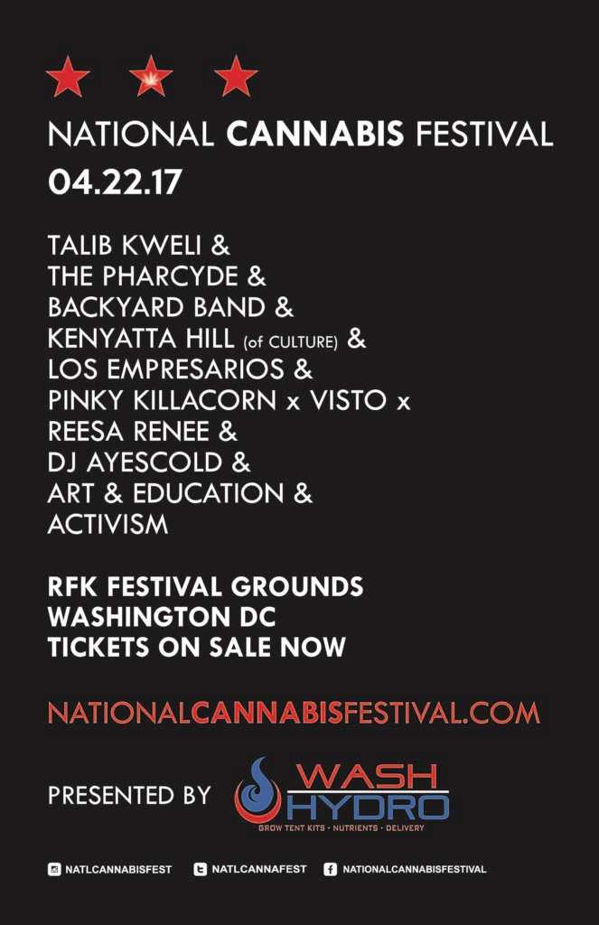 National Cannabis Festival 2017 Lineup poster image