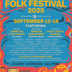 NC Folk Festival 2025 Lineup poster image