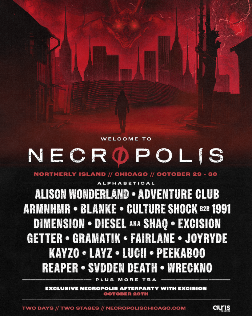 necropolis festival 2022 lineup poster