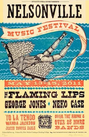 Nelsonville Music Festival 2011 Lineup poster image