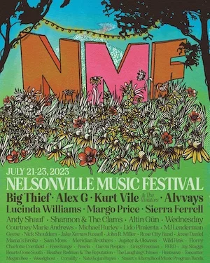 Nelsonville Music Festival 2023 Lineup poster image
