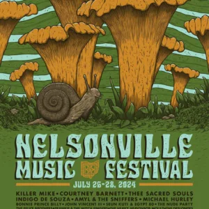Nelsonville Music Festival 2024 Lineup poster image