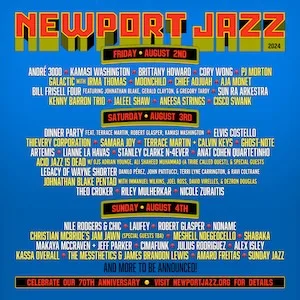 Newport Jazz Festival 2024 Lineup poster image