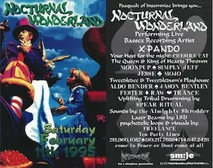Nocturnal Wonderland 1995 Lineup poster image