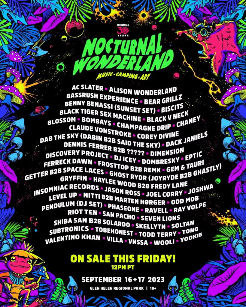 Nocturnal Wonderland Grooveist