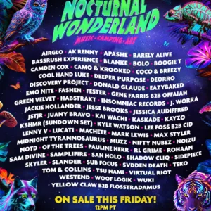 Nocturnal Wonderland 2024 Lineup poster image
