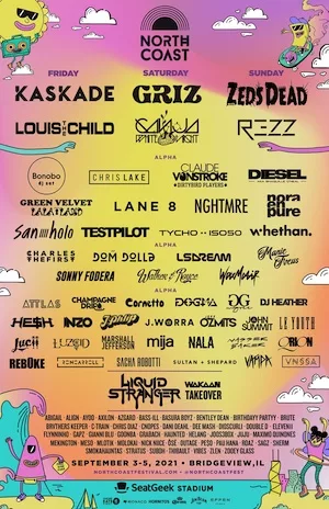 North Coast Music Festival 2021 Lineup poster image