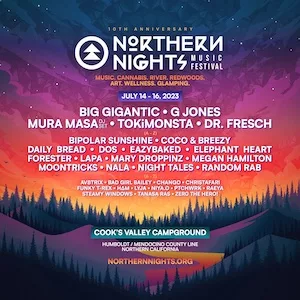 Northern Nights Music Festival 2023 Lineup poster image