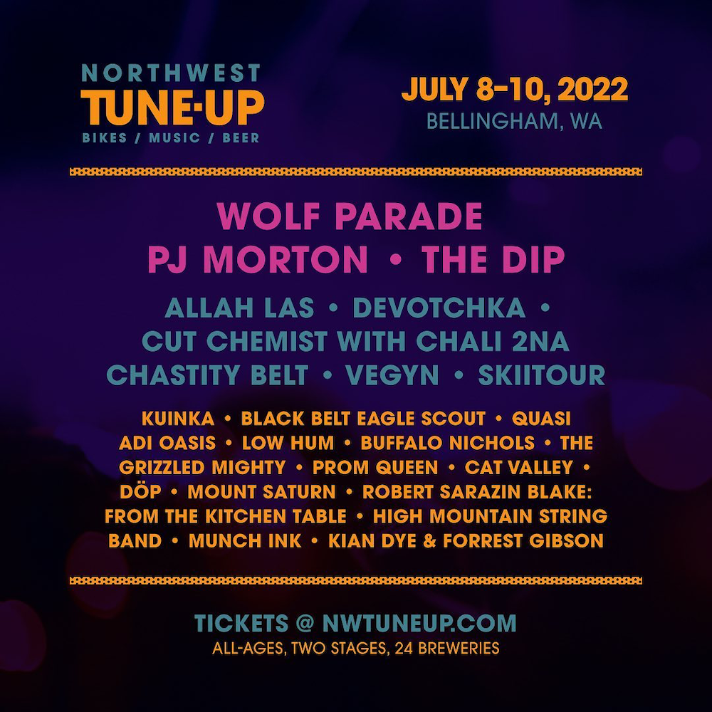 northwest tune up festival 2022 full lineup poster