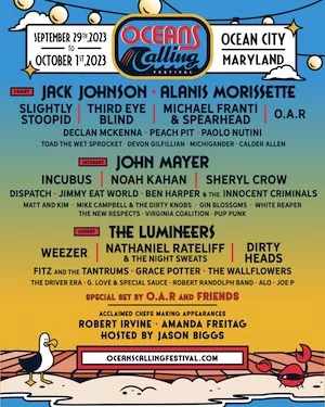 Oceans Calling Festival 2023 Lineup poster image