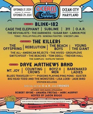 Oceans Calling Festival 2024 Lineup poster image
