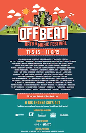 Off Beat Music Festival 2015 Lineup poster image