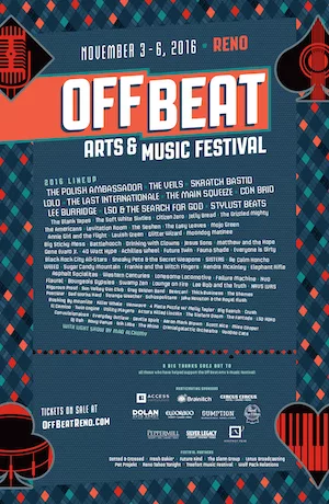 Off Beat Music Festival 2016 Lineup poster image