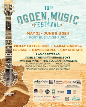 Ogden Music Festival 2024 Lineup poster image