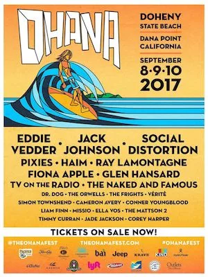 Ohana Festival 2017 Lineup poster image