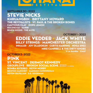 Ohana Festival 2022 Lineup poster image
