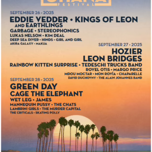 Ohana Festival 2025 Lineup poster image
