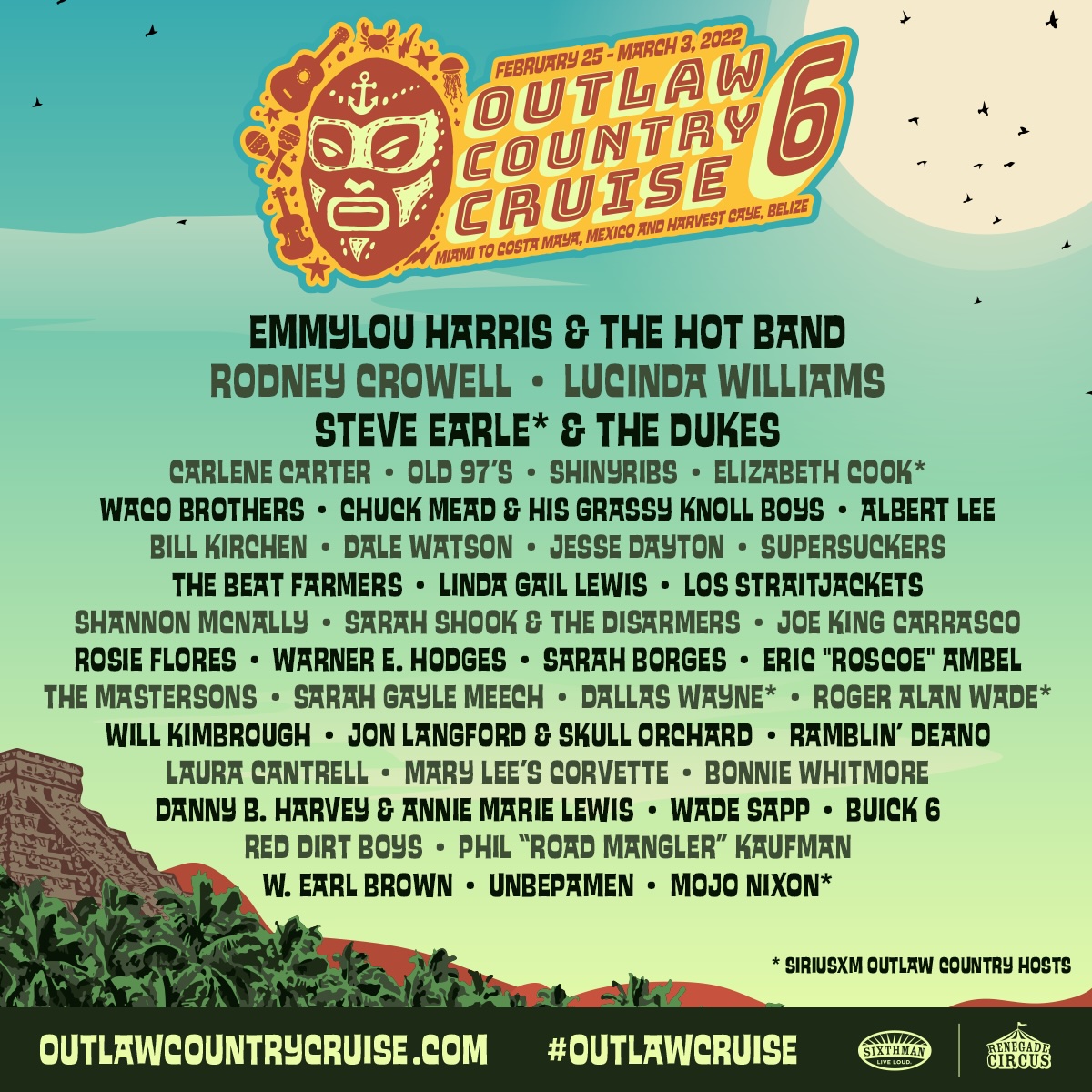 outlaw country cruise 2022