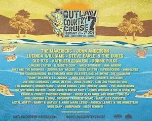 Outlaw Country Cruise 2023 Lineup poster image
