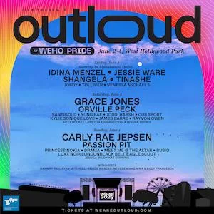 OUTLOUD @ WeHo Pride 2023 Lineup poster image