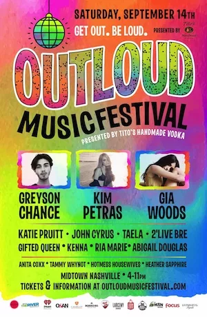 OUTLOUD Music Festival 2019 Lineup poster image