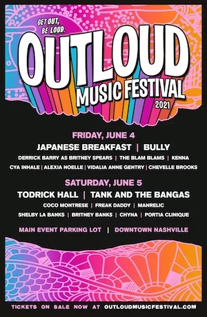 OUTLOUD Music Festival 2021 Lineup poster image