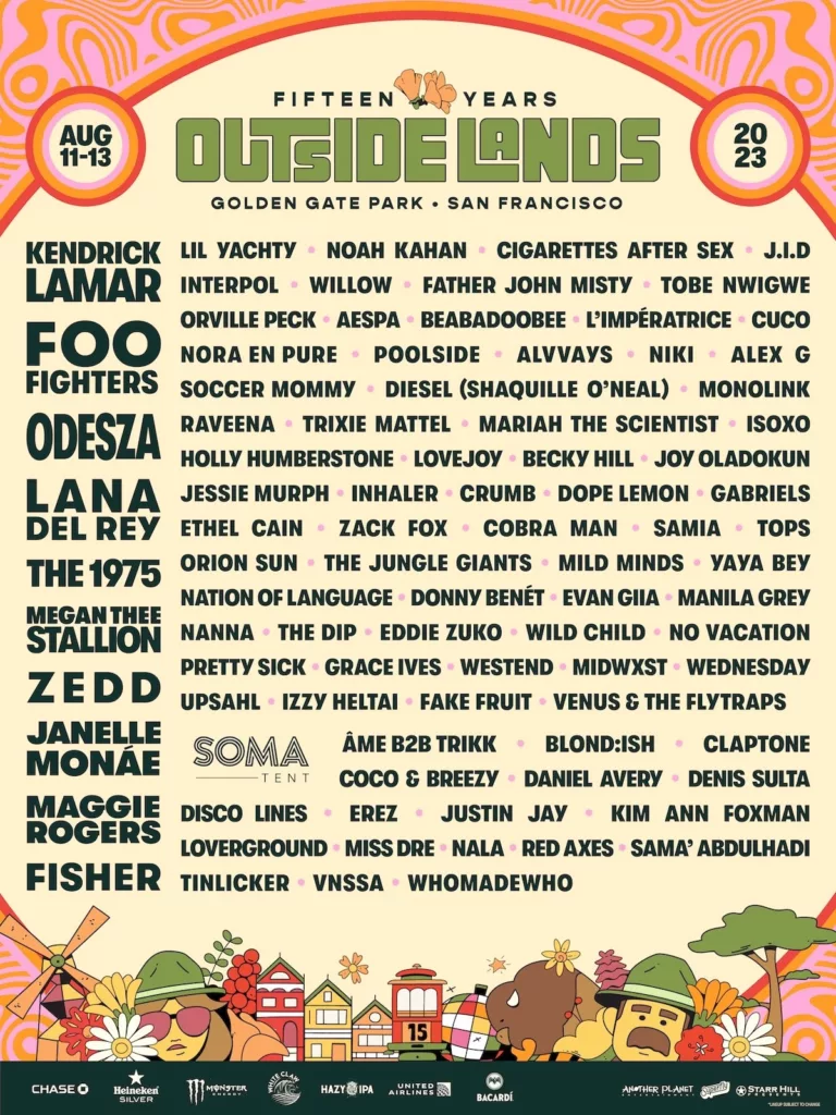 outside lands 2023 initial lineup