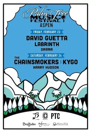 Palm Tree Music Festival Aspen 2024 Lineup poster image