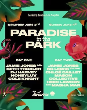 Paradise in the Park 2023 Lineup poster image