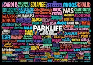 Parklife Festival 2019 Lineup poster image