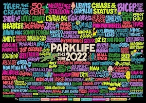 Parklife Festival 2022 Lineup poster image