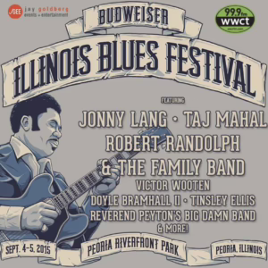 Peoria Blues & Heritage Music Festival 2015 Lineup poster image