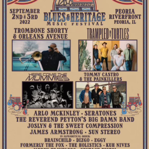 Peoria Blues & Heritage Music Festival 2022 Lineup poster image