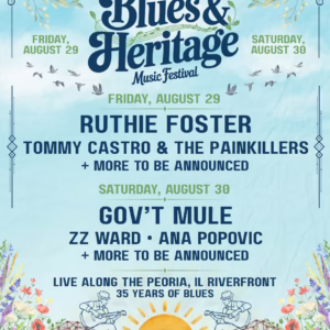 Peoria Blues & Heritage Music Festival 2025 Lineup poster image