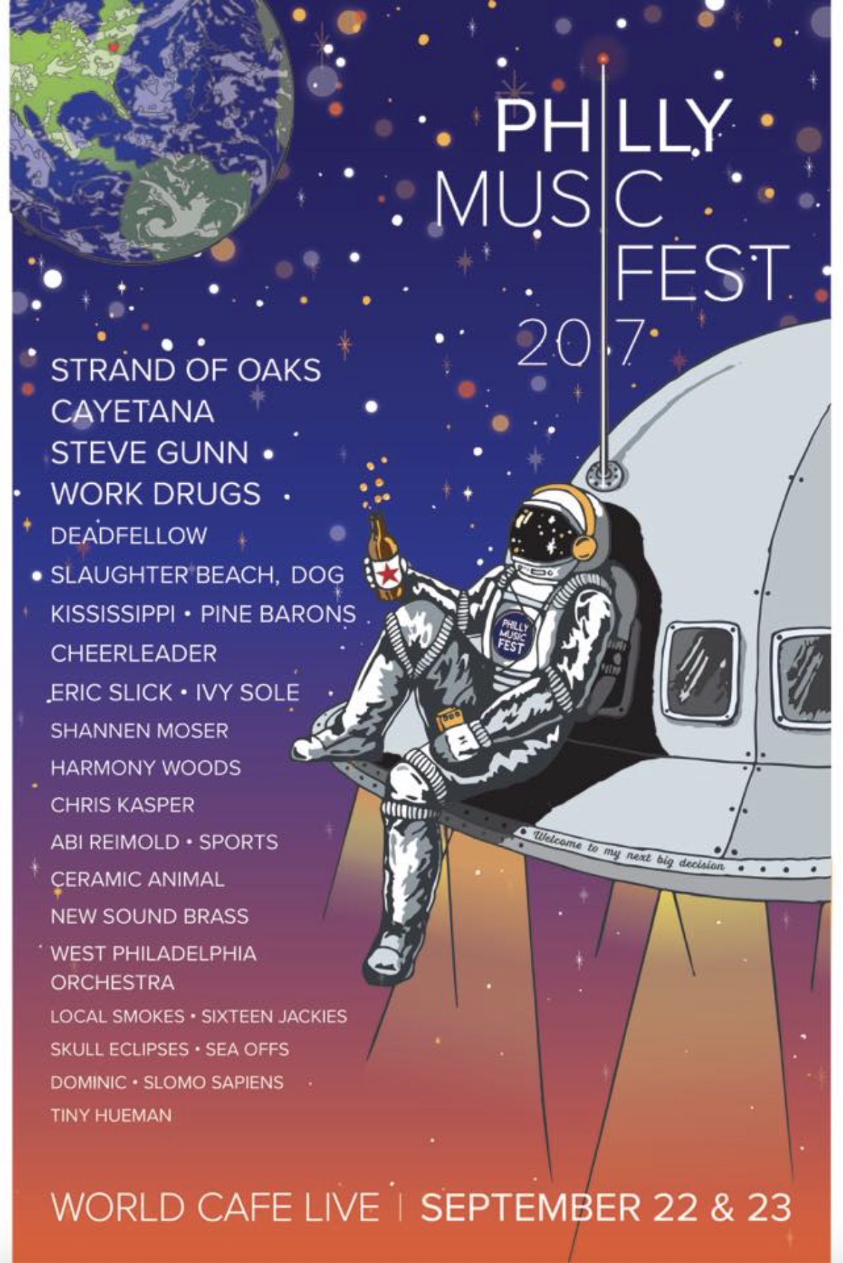 Philly Music Fest 2017 Lineup poster image