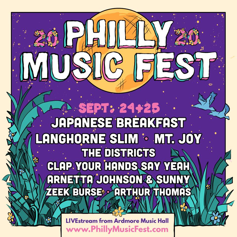 Philly Music Fest 2020 Lineup poster image