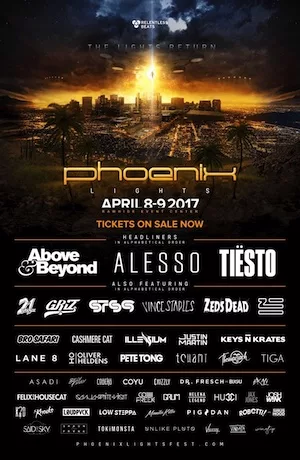 PHXLights 2017 Lineup poster image