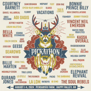 Pickathon 2024 Lineup poster image