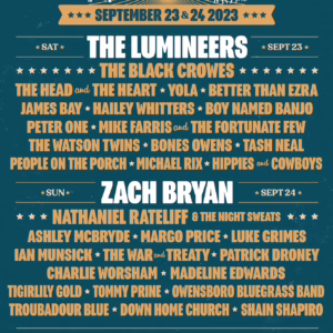 Pilgrimage Music & Cultural Festival 2023 Lineup poster image