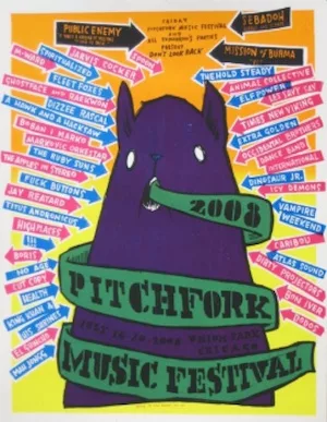 Pitchfork Music Festival 2008 Lineup poster image