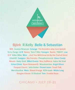 Pitchfork Music Festival 2013 Lineup poster image