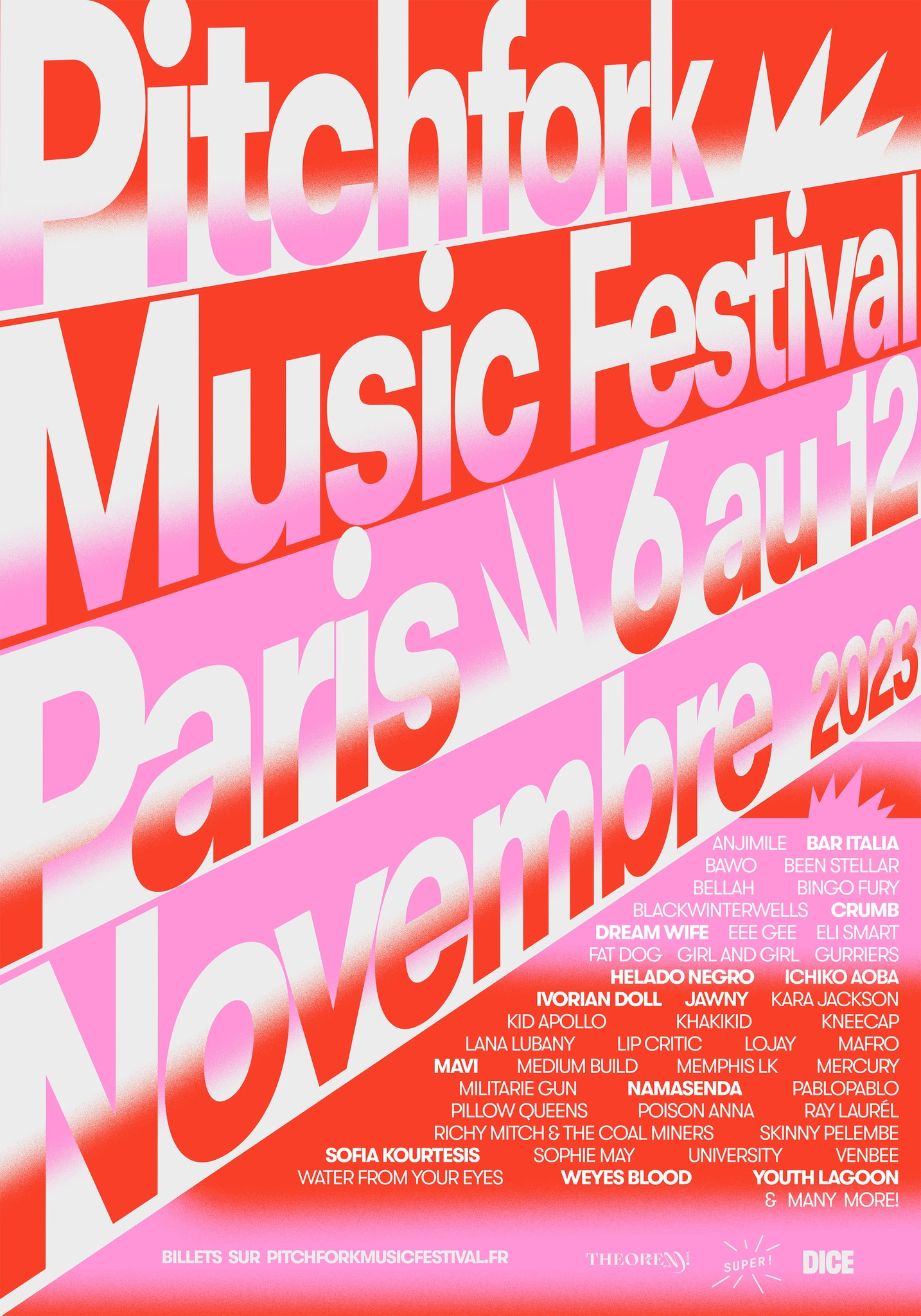Pitchfork Music Festival Paris 2023 Lineup Grooveist