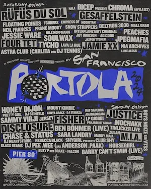 Portola Music Festival 2024 Lineup poster image