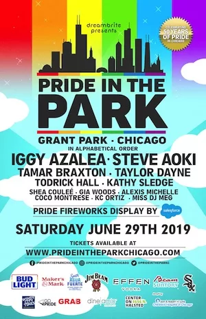 Pride In The Park Chicago 2019 Lineup poster image