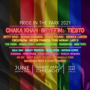Pride In The Park Chicago 2021 Lineup poster image
