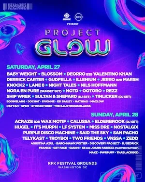 Project GLOW DC 2024 Lineup poster image