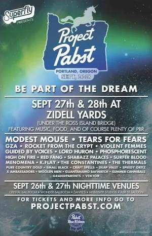 Project Pabst Festival 2014 Lineup poster image