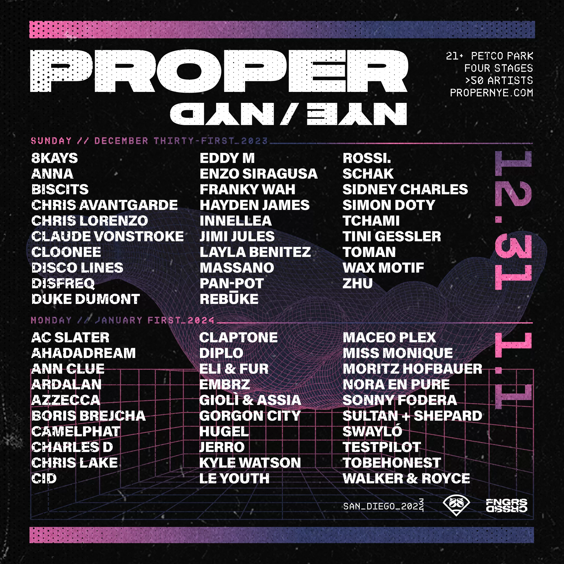 Proper SAN DIEGO Adds Additional Artists To 2023 Lineup Grooveist